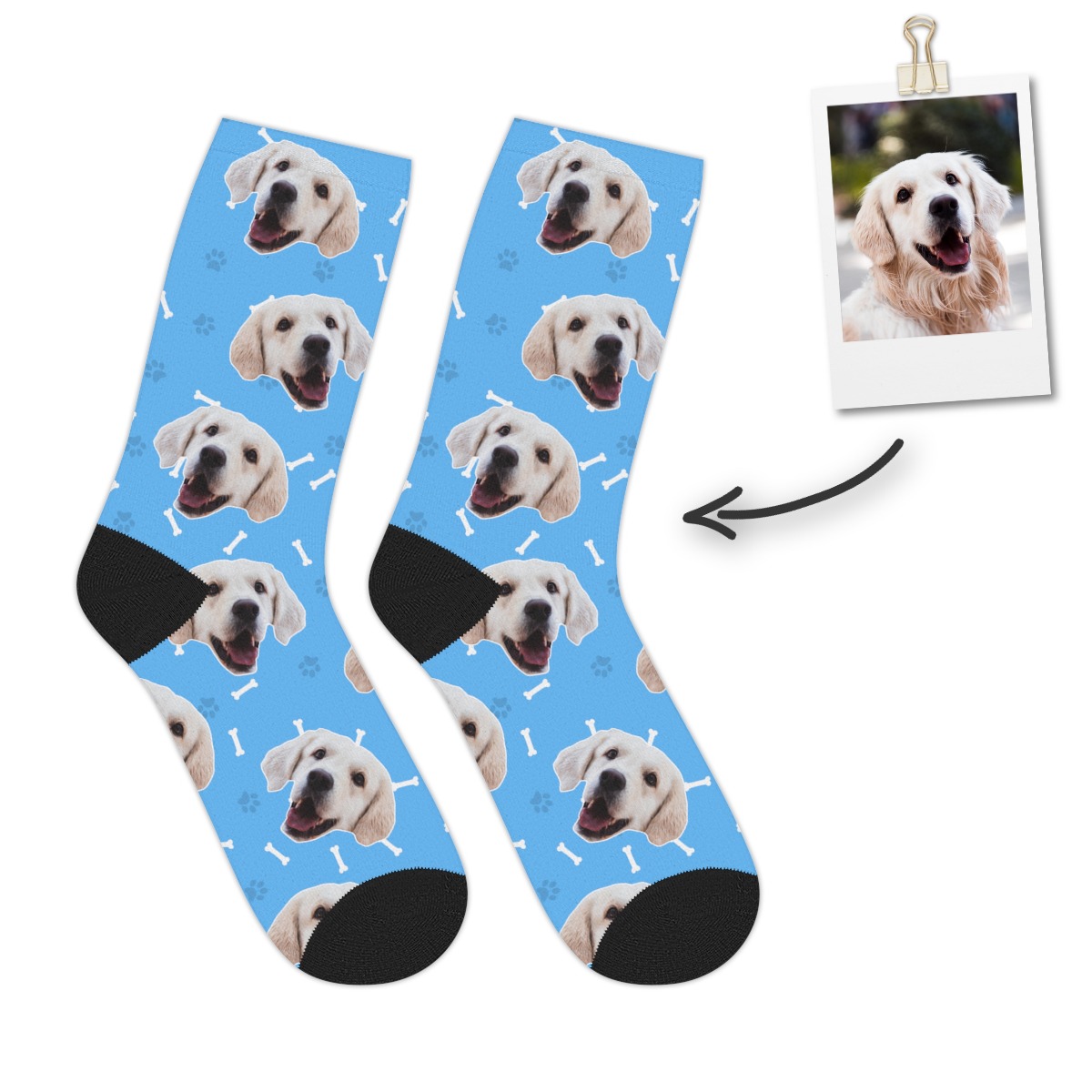 Personalisierte Hunde Socken Sockentier